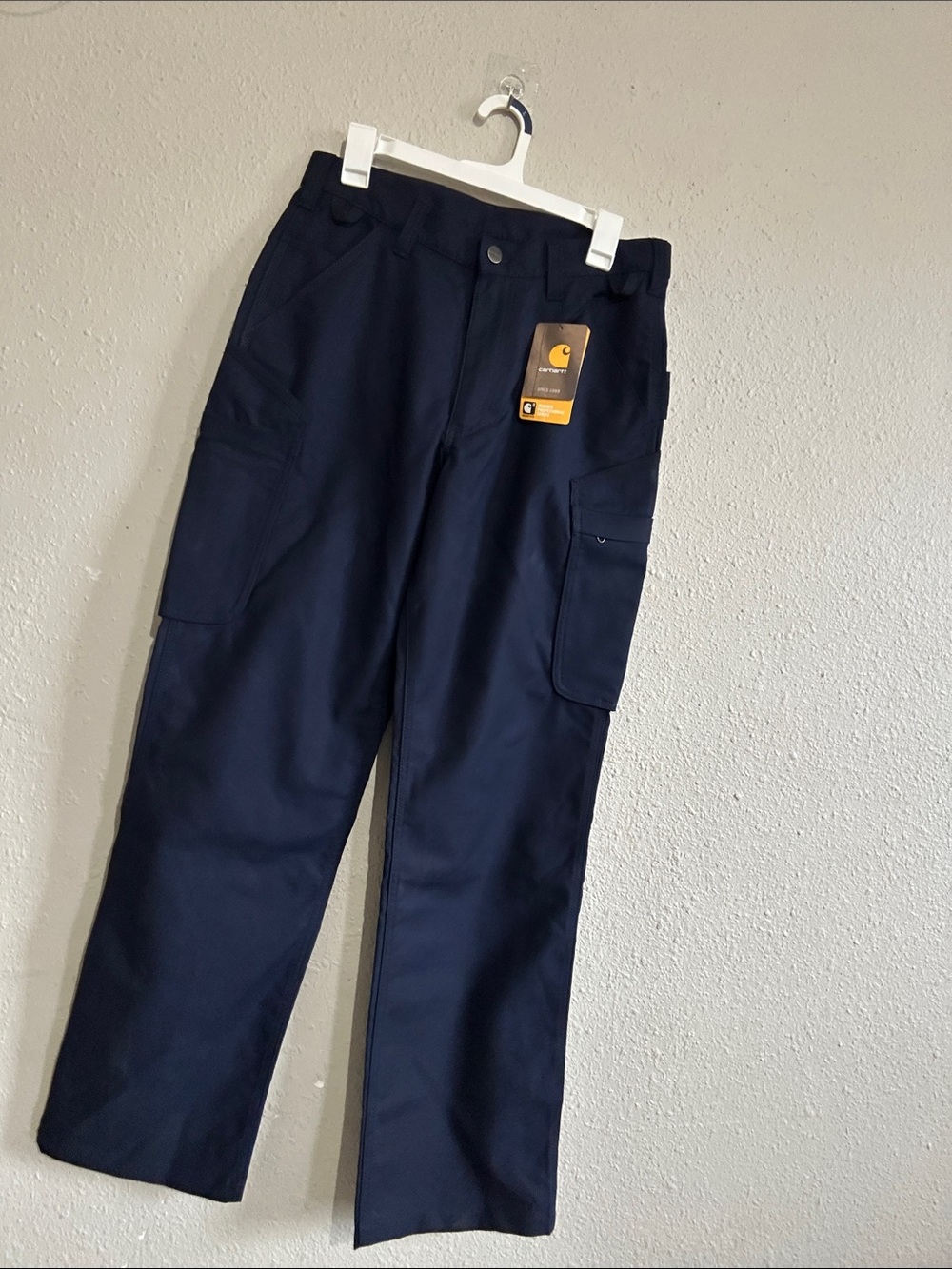 Carhartt Navy Blue Men's Cargo Work Pants